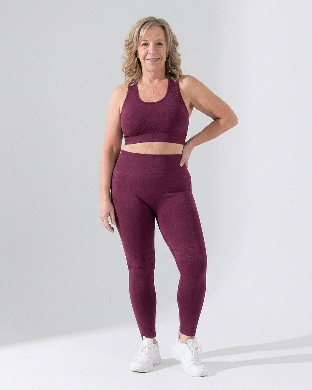 VELORA legging Plum — front